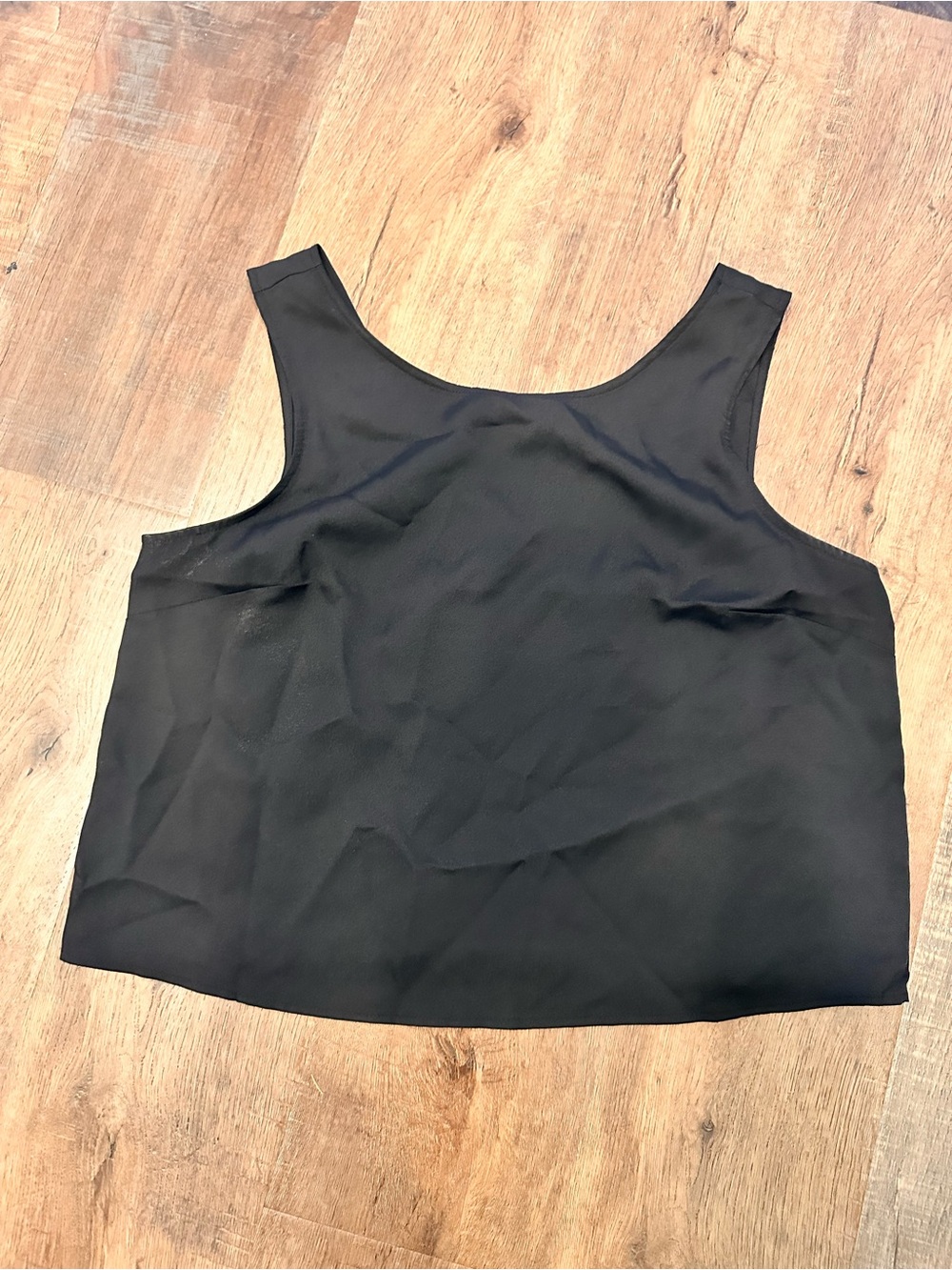 Express Black Sleeveless Scoop Neck v back Tank size S 100% poly